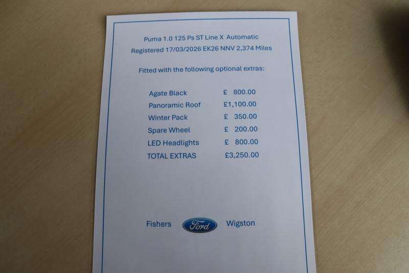 A 2026 FORD PUMA 1.0T EcoBoost MHEV ST-Line X SUV 5dr Petrol Hybrid DCT Euro 6 (s/s) (125 ps) A 2026 FORD PUMA 1.0T EcoBoost MHEV ST-Line X SUV 5dr Petrol Hybrid DCT Euro 6 (s/s) (125 ps)