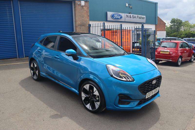 A 2025 FORD PUMA 1.0T EcoBoost MHEV ST-Line SUV 5dr Petrol Hybrid Manual Euro 6 (s/s) (125 ps) A 2025 FORD PUMA 1.0T EcoBoost MHEV ST-Line SUV 5dr Petrol Hybrid Manual Euro 6 (s/s) (125 ps)