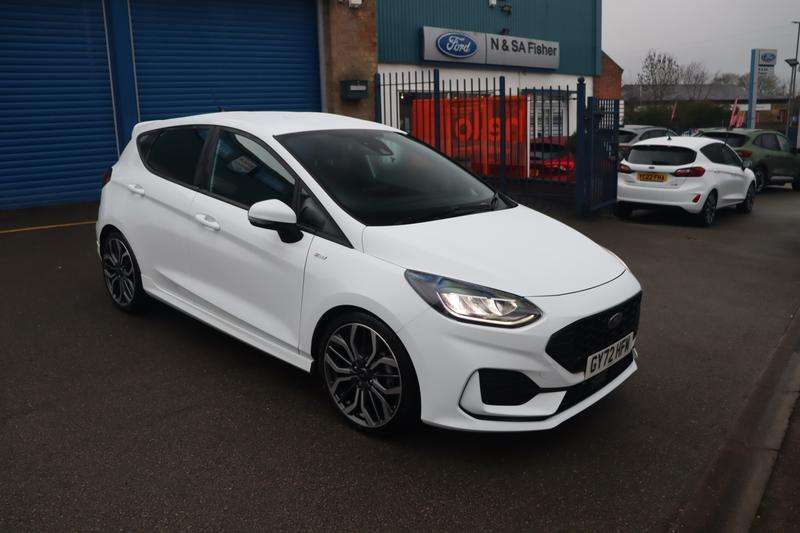 A 2023 FORD FIESTA 1.0T EcoBoost MHEV ST-Line X Edition Hatchback 5dr Petrol Manual Euro 6 (s/s) (125 ps) A 2023 FORD FIESTA 1.0T EcoBoost MHEV ST-Line X Edition Hatchback 5dr Petrol Manual Euro 6 (s/s) (125 ps)
