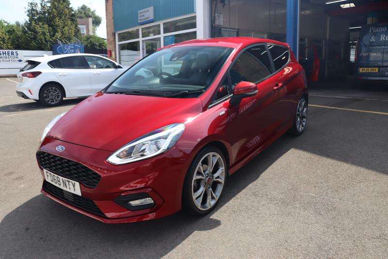 A 2019 FORD FIESTA 1.0T EcoBoost GPF ST-Line X Hatchback 3dr Petrol Manual Euro 6 (s/s) (140 ps) A 2019 FORD FIESTA 1.0T EcoBoost GPF ST-Line X Hatchback 3dr Petrol Manual Euro 6 (s/s) (140 ps)