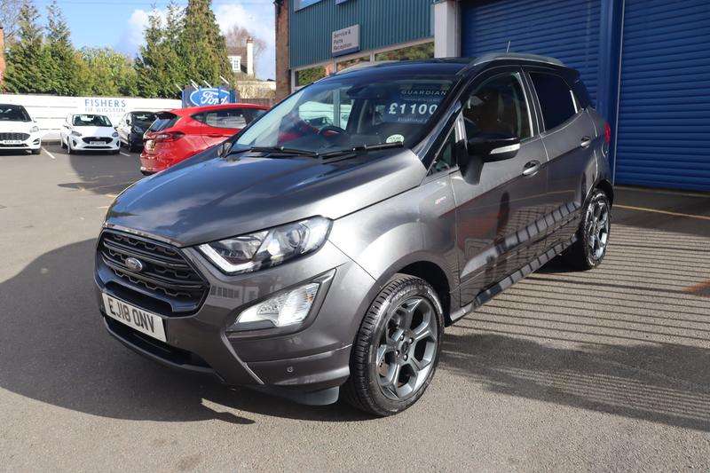 A 2018 FORD ECOSPORT 1.0T EcoBoost ST-Line SUV 5dr Petrol Manual Euro 6 (s/s) (140 ps) A 2018 FORD ECOSPORT 1.0T EcoBoost ST-Line SUV 5dr Petrol Manual Euro 6 (s/s) (140 ps)