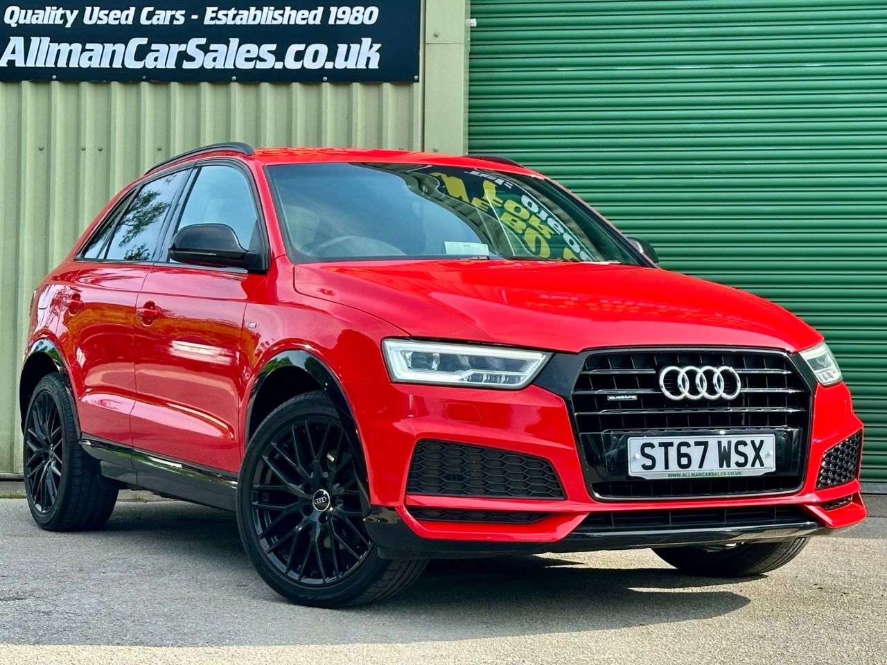A 2018 AUDI Q3 2.0 TDI Black Edition SUV 5dr Diesel S Tronic quattro Euro 6 (s/s) (184 ps) A 2018 AUDI Q3 2.0 TDI Black Edition SUV 5dr Diesel S Tronic quattro Euro 6 (s/s) (184 ps)