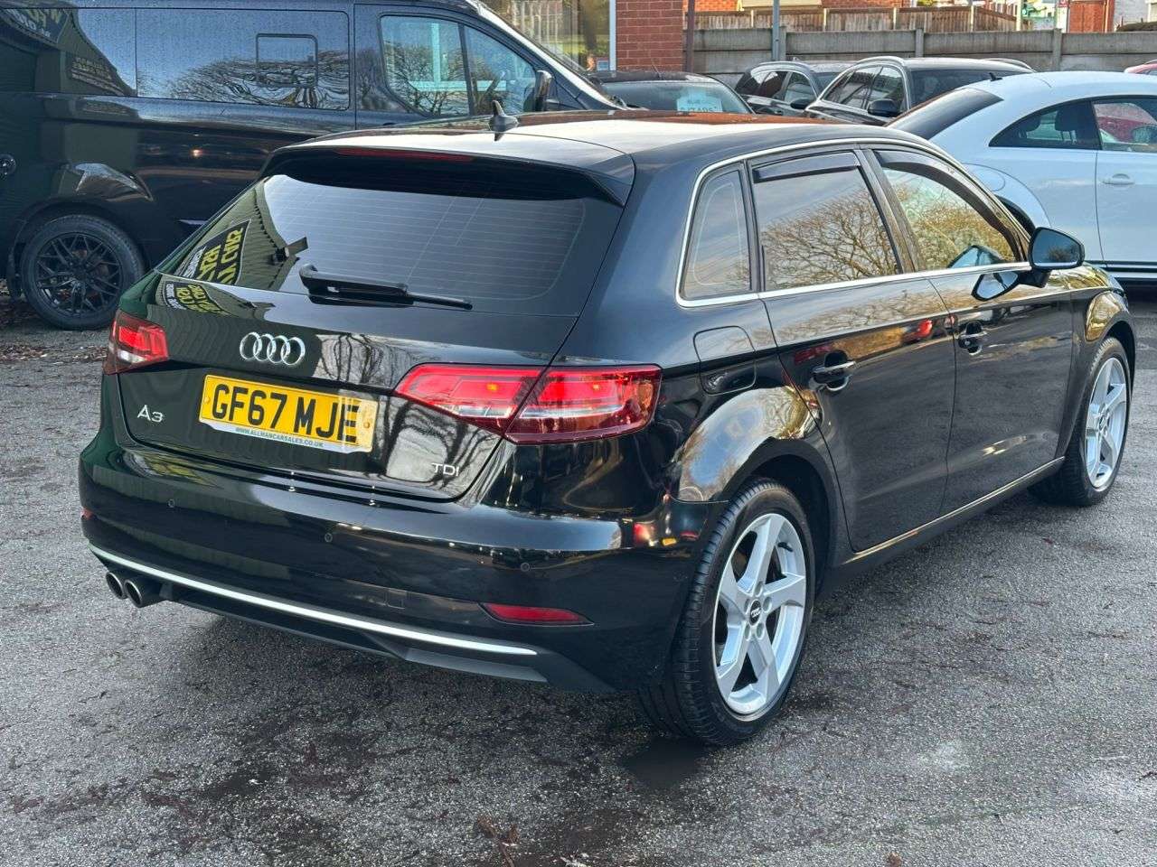 A 2017 AUDI A3 2.0 TDI Sport Sportback 5dr Diesel Manual Euro 6 (s/s) (150 ps) A 2017 AUDI A3 2.0 TDI Sport Sportback 5dr Diesel Manual Euro 6 (s/s) (150 ps)