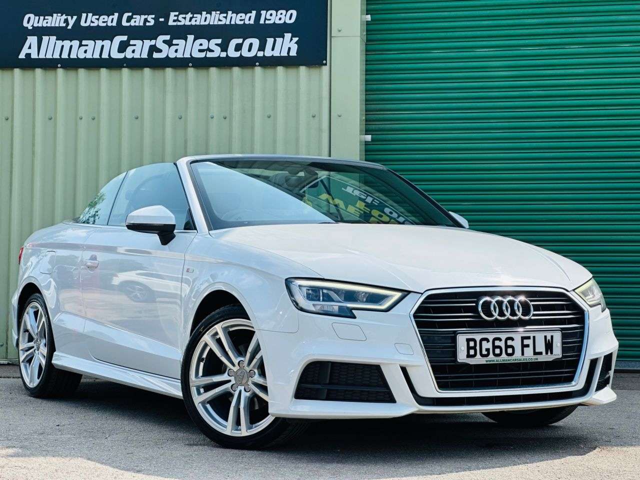 A 2016 AUDI A3 CABRIOLET 1.4 TFSI CoD S line Convertible 2dr Petrol Manual Euro 6 (s/s) (150 ps) A 2016 AUDI A3 CABRIOLET 1.4 TFSI CoD S line Convertible 2dr Petrol Manual Euro 6 (s/s) (150 ps)