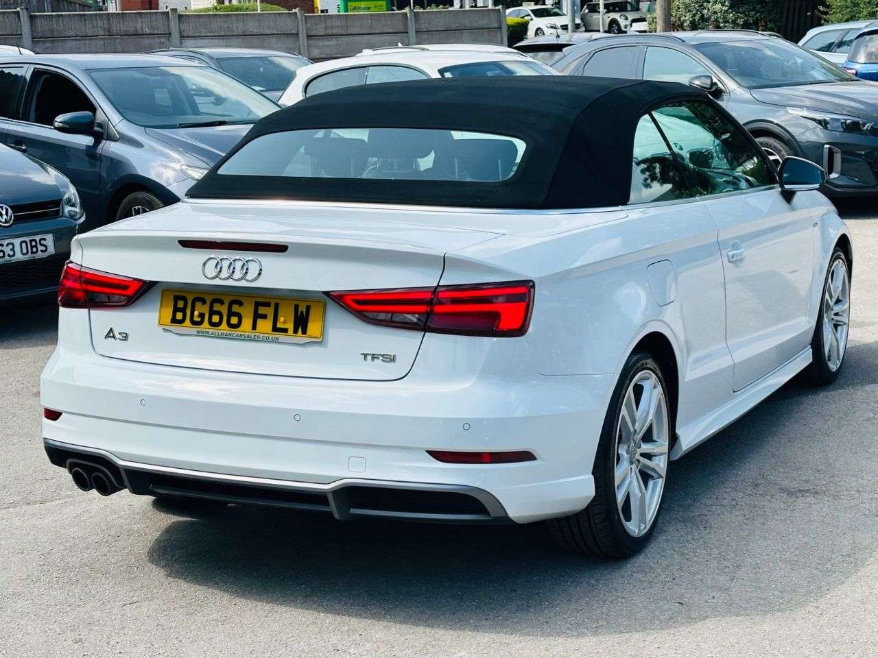 A 2016 AUDI A3 CABRIOLET 1.4 TFSI CoD S line Convertible 2dr Petrol Manual Euro 6 (s/s) (150 ps) A 2016 AUDI A3 CABRIOLET 1.4 TFSI CoD S line Convertible 2dr Petrol Manual Euro 6 (s/s) (150 ps)