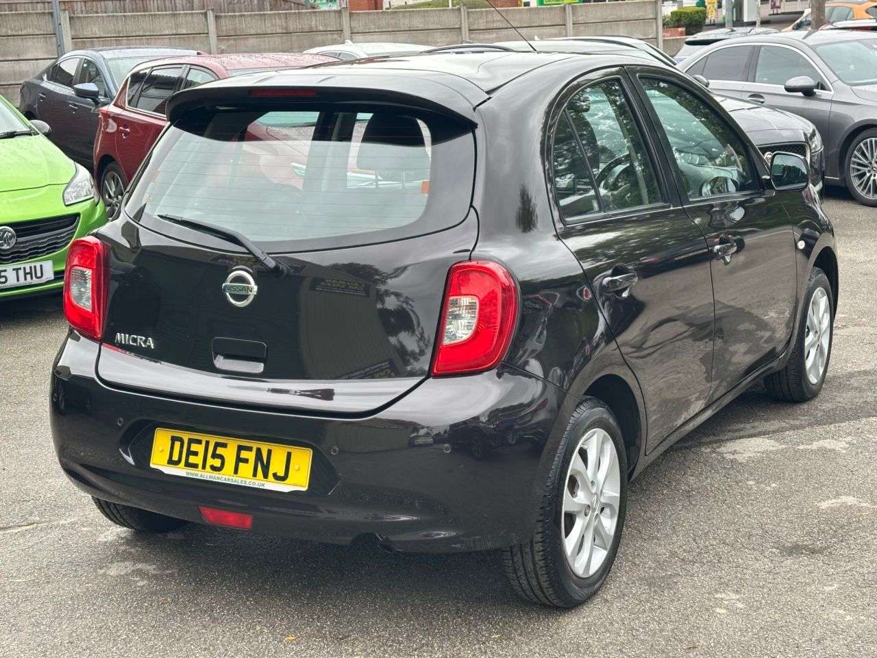 A 2015 NISSAN MICRA 1.2 Acenta Hatchback 5dr Petrol CVT Euro 5 (80 ps) A 2015 NISSAN MICRA 1.2 Acenta Hatchback 5dr Petrol CVT Euro 5 (80 ps)