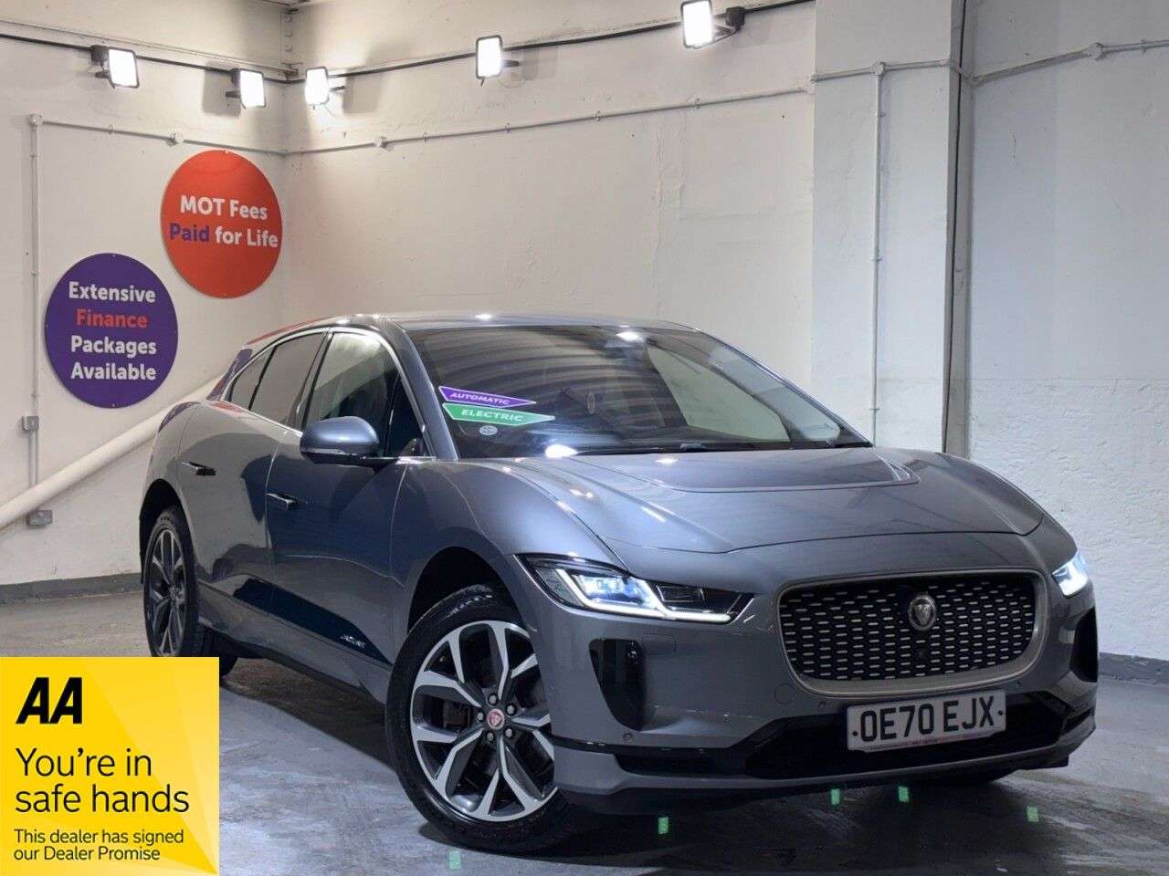 A 2020 JAGUAR I-PACE 400 90kWh HSE SUV 5dr Electric Auto 4WD (400 ps) Visit Over 400 Cars In Sto A 2020 JAGUAR I-PACE 400 90kWh HSE SUV 5dr Electric Auto 4WD (400 ps) Visit Over 400 Cars In Sto