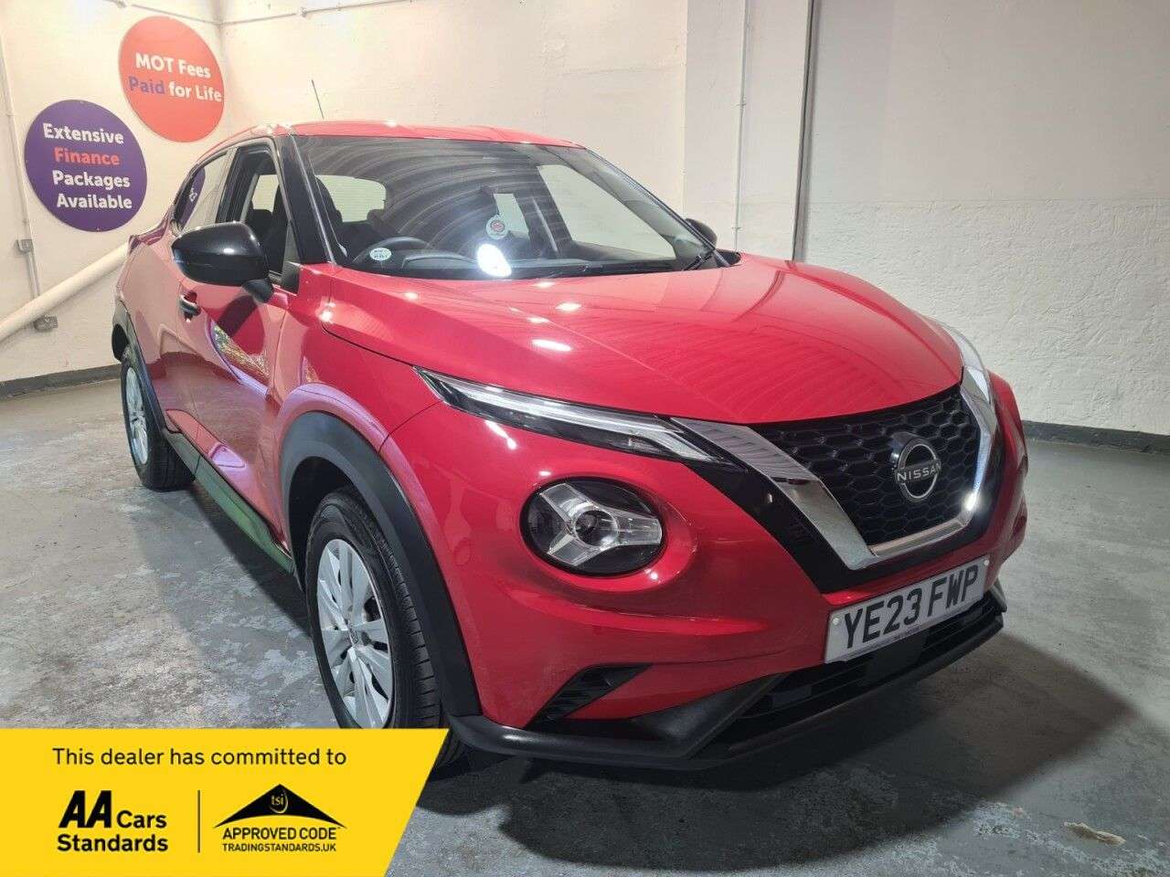A 2023 NISSAN JUKE 1.0 DIG-T Visia SUV 5dr Petrol Manual Euro 6 (s/s) (114 ps) Visit Over 400 A 2023 NISSAN JUKE 1.0 DIG-T Visia SUV 5dr Petrol Manual Euro 6 (s/s) (114 ps) Visit Over 400