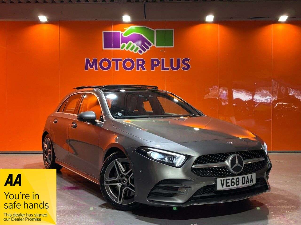 A 2018 MERCEDES-BENZ A-CLASS 2.0 A250 AMG Line (Premium Plus) Hatchback 5dr Petrol 7G-DCT Euro 6 (s/s) ( A 2018 MERCEDES-BENZ A-CLASS 2.0 A250 AMG Line (Premium Plus) Hatchback 5dr Petrol 7G-DCT Euro 6 (s/s) (