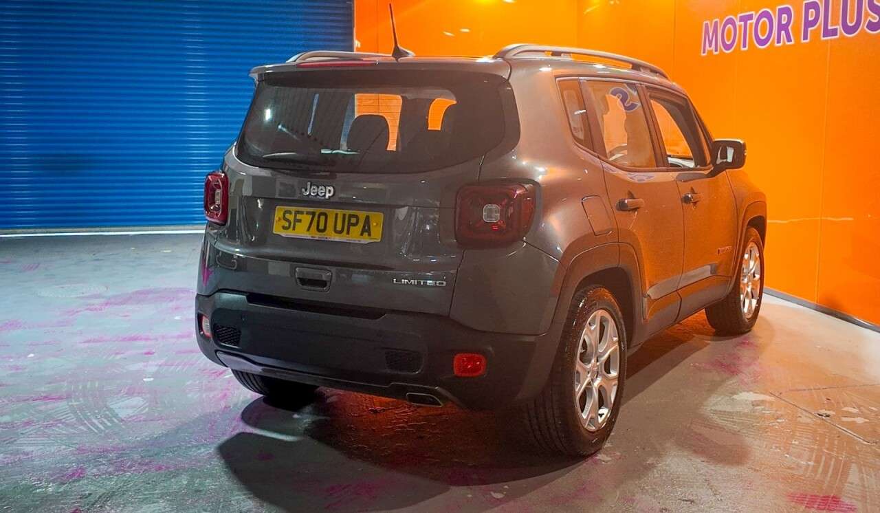 A 2020 JEEP RENEGADE 1.0 GSE T3 Limited SUV 5dr Petrol Manual Euro 6 (s/s) (120 ps) Visit Over 4 A 2020 JEEP RENEGADE 1.0 GSE T3 Limited SUV 5dr Petrol Manual Euro 6 (s/s) (120 ps) Visit Over 4