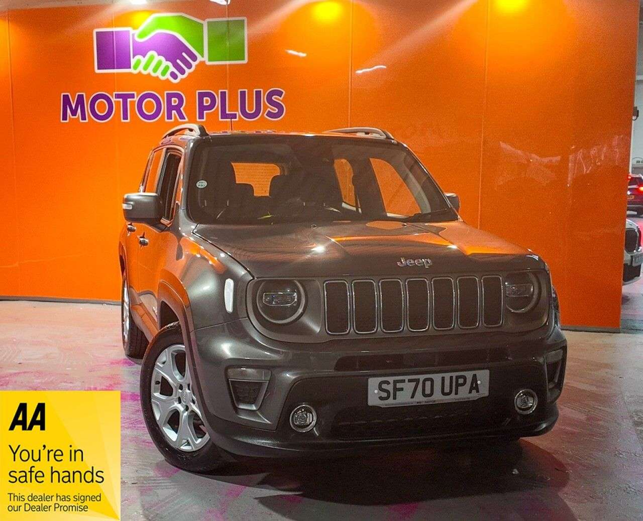 A 2020 JEEP RENEGADE 1.0 GSE T3 Limited SUV 5dr Petrol Manual Euro 6 (s/s) (120 ps) Visit Over 4 A 2020 JEEP RENEGADE 1.0 GSE T3 Limited SUV 5dr Petrol Manual Euro 6 (s/s) (120 ps) Visit Over 4