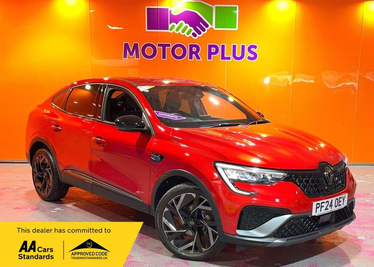 A 2024 RENAULT ARKANA 1.6 E-TECH esprit Alpine SUV 5dr Petrol Hybrid Auto Euro 6 (s/s) (145 ps) V A 2024 RENAULT ARKANA 1.6 E-TECH esprit Alpine SUV 5dr Petrol Hybrid Auto Euro 6 (s/s) (145 ps) V