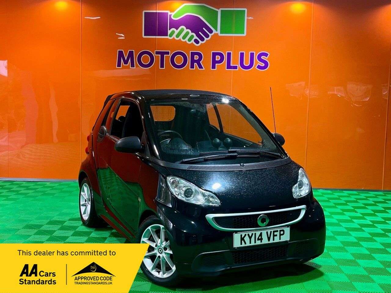 A 2014 SMART FORTWO 1.0 MHD Passion Cabriolet 2dr Petrol SoftTouch Euro 5 (s/s) (71 bhp) Visit A 2014 SMART FORTWO 1.0 MHD Passion Cabriolet 2dr Petrol SoftTouch Euro 5 (s/s) (71 bhp) Visit