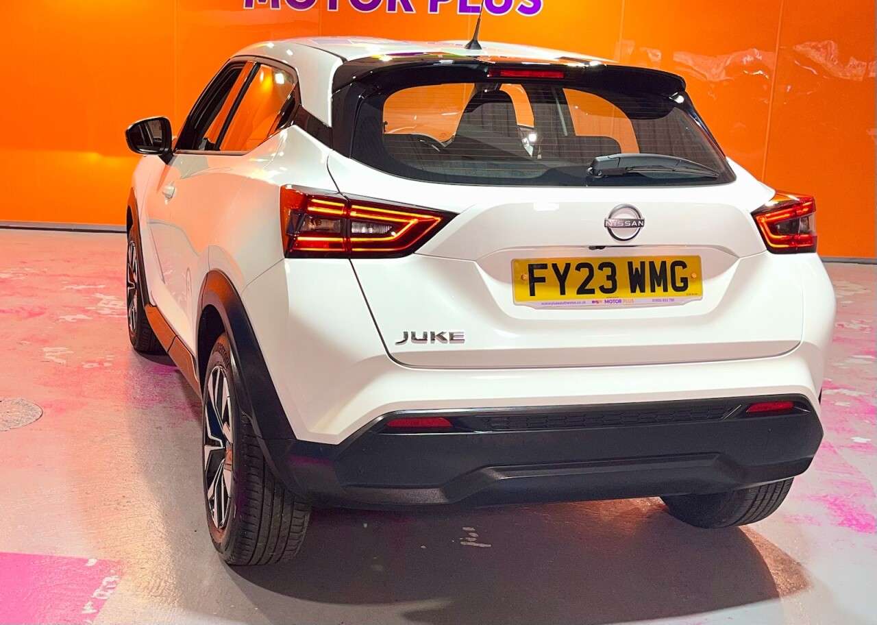 A 2023 NISSAN JUKE 1.0 DIG-T Acenta SUV 5dr Petrol Manual Euro 6 (s/s) (114 ps) Visit Over 400 A 2023 NISSAN JUKE 1.0 DIG-T Acenta SUV 5dr Petrol Manual Euro 6 (s/s) (114 ps) Visit Over 400