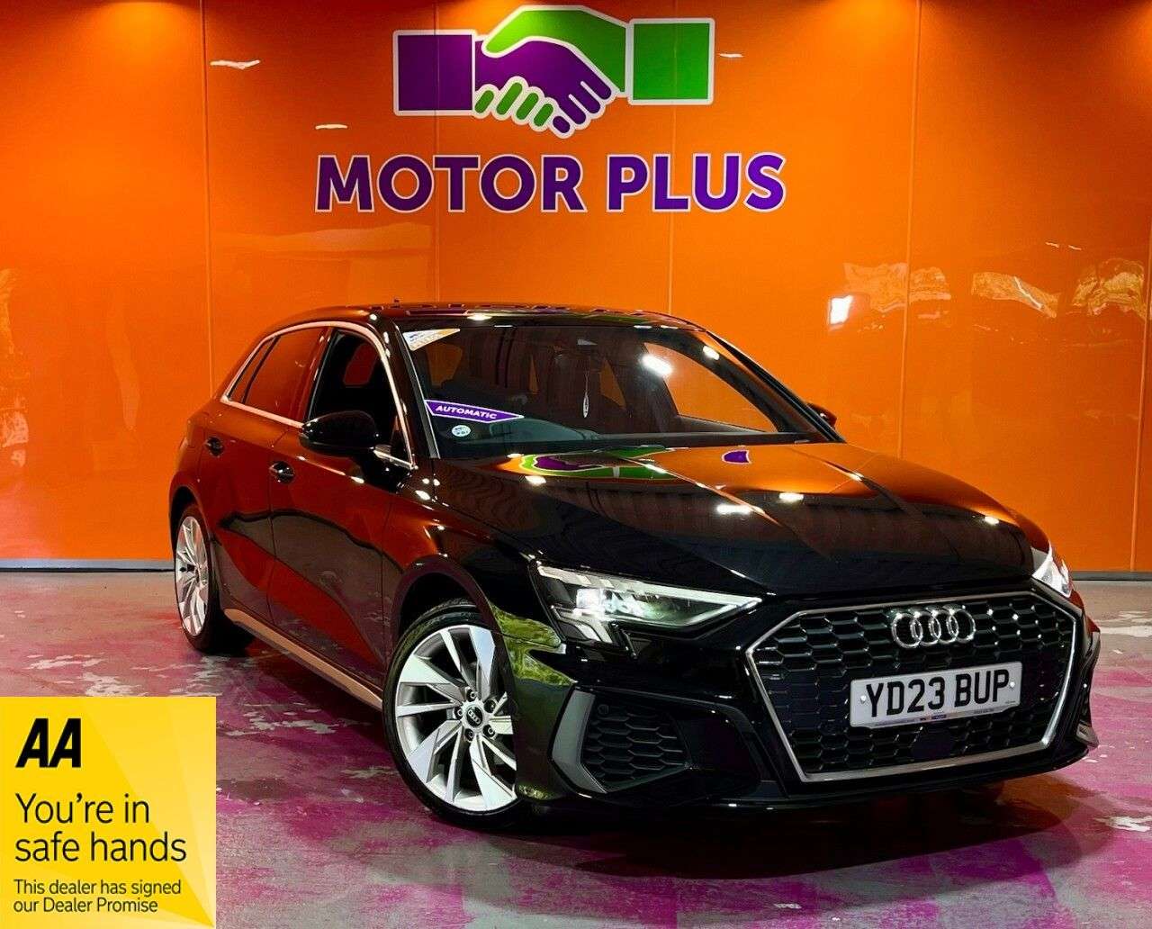 A 2023 AUDI A3 1.5 TFSI 35 S line Sportback 5dr Petrol S Tronic Euro 6 (s/s) (150 ps) Visi A 2023 AUDI A3 1.5 TFSI 35 S line Sportback 5dr Petrol S Tronic Euro 6 (s/s) (150 ps) Visi