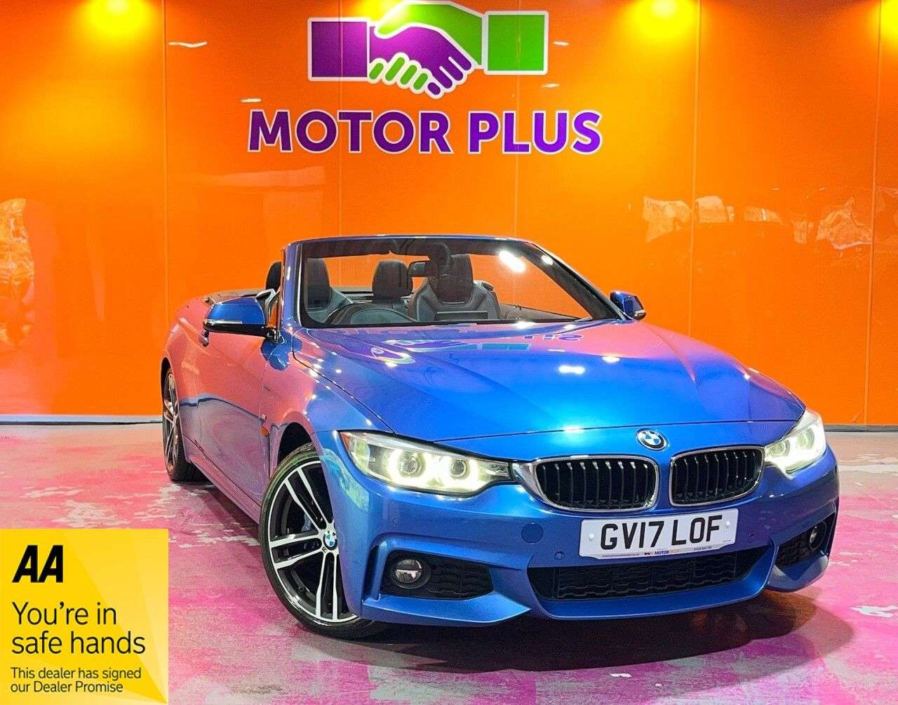 A 2017 BMW 4 SERIES 2.0 420d M Sport Convertible 2dr Diesel Auto Euro 6 (s/s) (190 ps) Visit Ov A 2017 BMW 4 SERIES 2.0 420d M Sport Convertible 2dr Diesel Auto Euro 6 (s/s) (190 ps) Visit Ov