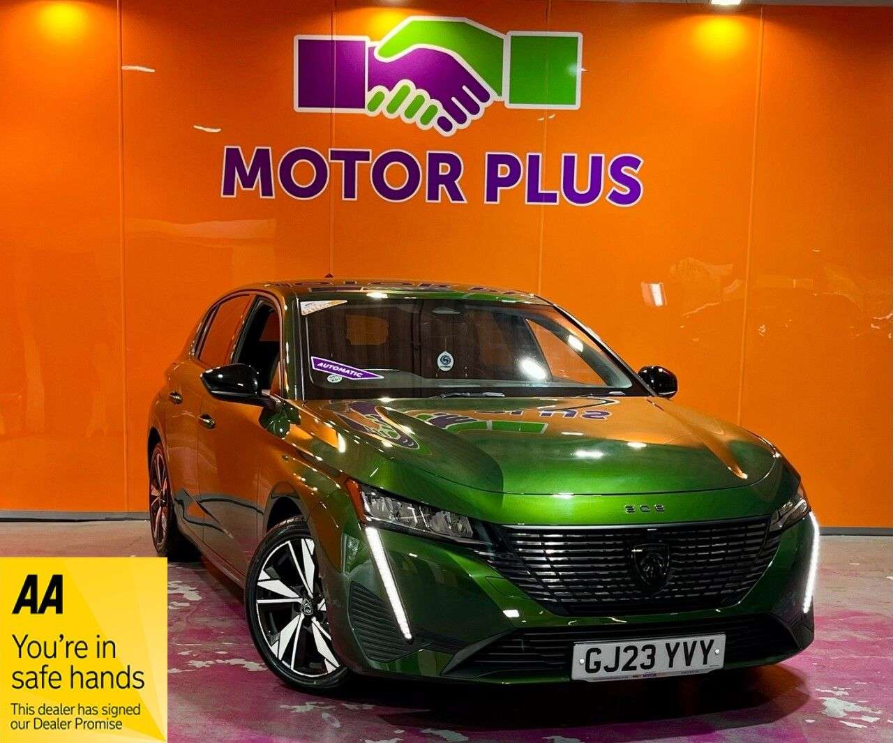 A 2023 PEUGEOT 308 1.2 PureTech Allure Hatchback 5dr Petrol EAT Euro 6 (s/s) (130 ps) Visit Ov A 2023 PEUGEOT 308 1.2 PureTech Allure Hatchback 5dr Petrol EAT Euro 6 (s/s) (130 ps) Visit Ov