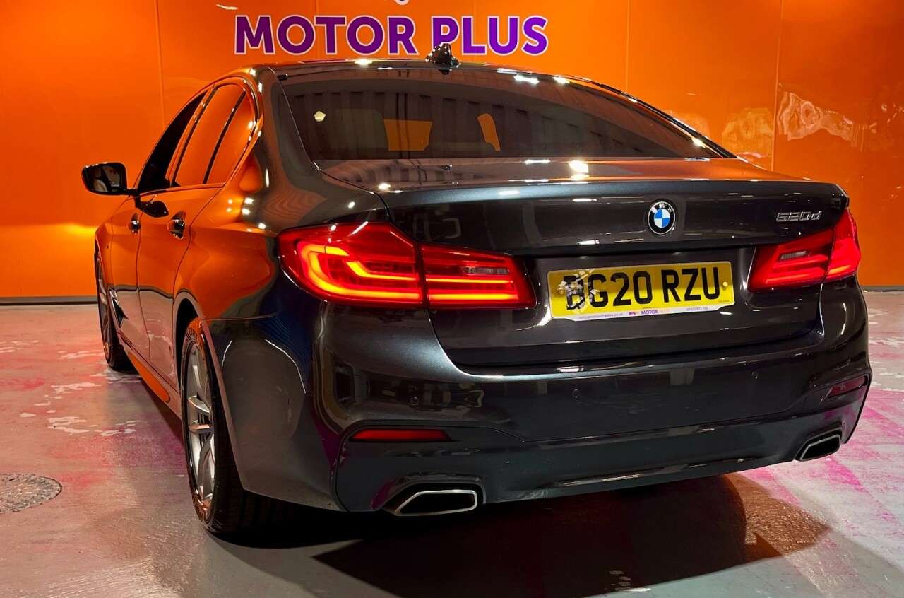 A 2020 BMW 5 SERIES 2.0 520d MHT M Sport Saloon 4dr Diesel Hybrid Auto Euro 6 (s/s) (190 ps) Vi A 2020 BMW 5 SERIES 2.0 520d MHT M Sport Saloon 4dr Diesel Hybrid Auto Euro 6 (s/s) (190 ps) Vi