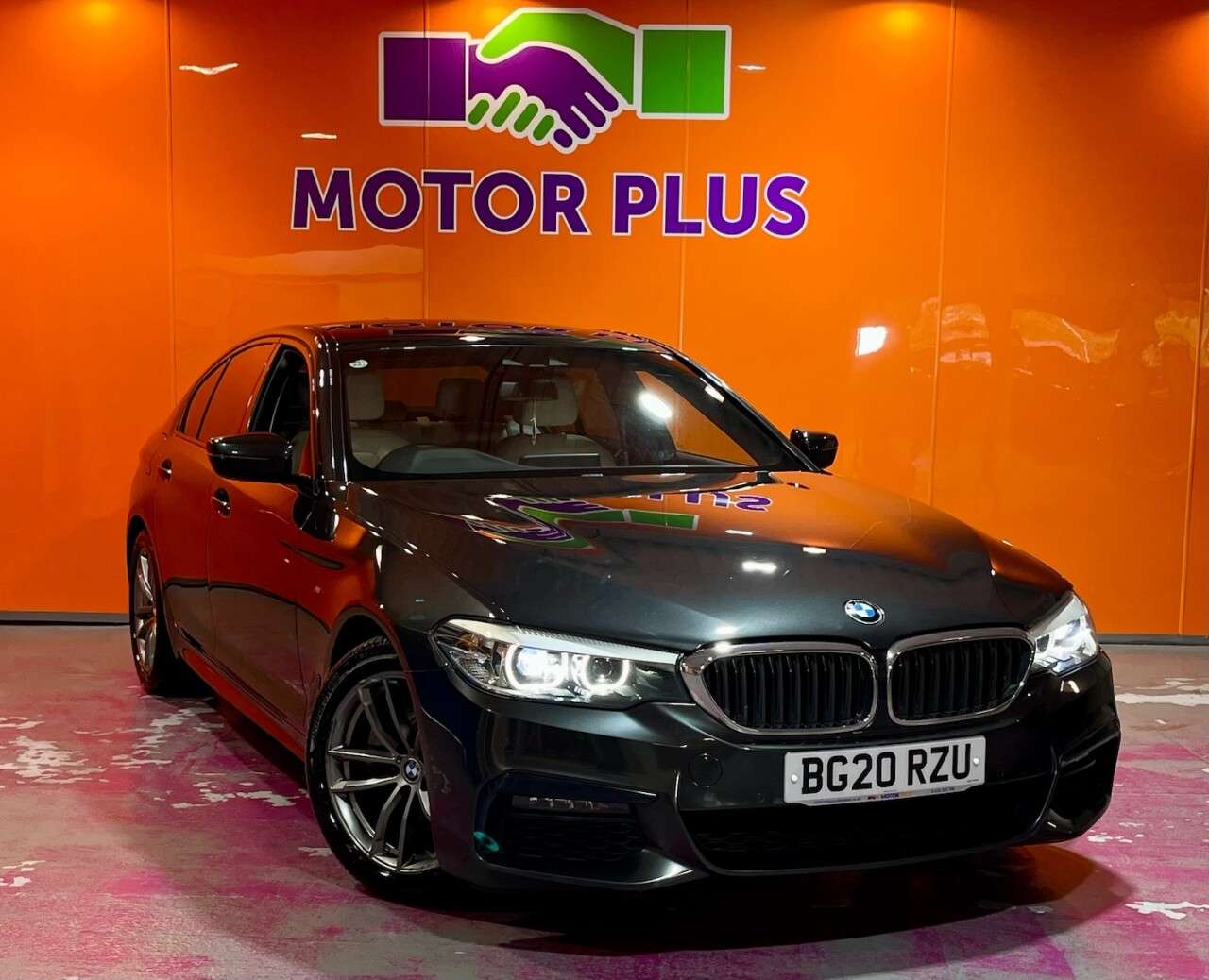 A 2020 BMW 5 SERIES 2.0 520d MHT M Sport Saloon 4dr Diesel Hybrid Auto Euro 6 (s/s) (190 ps) Vi A 2020 BMW 5 SERIES 2.0 520d MHT M Sport Saloon 4dr Diesel Hybrid Auto Euro 6 (s/s) (190 ps) Vi