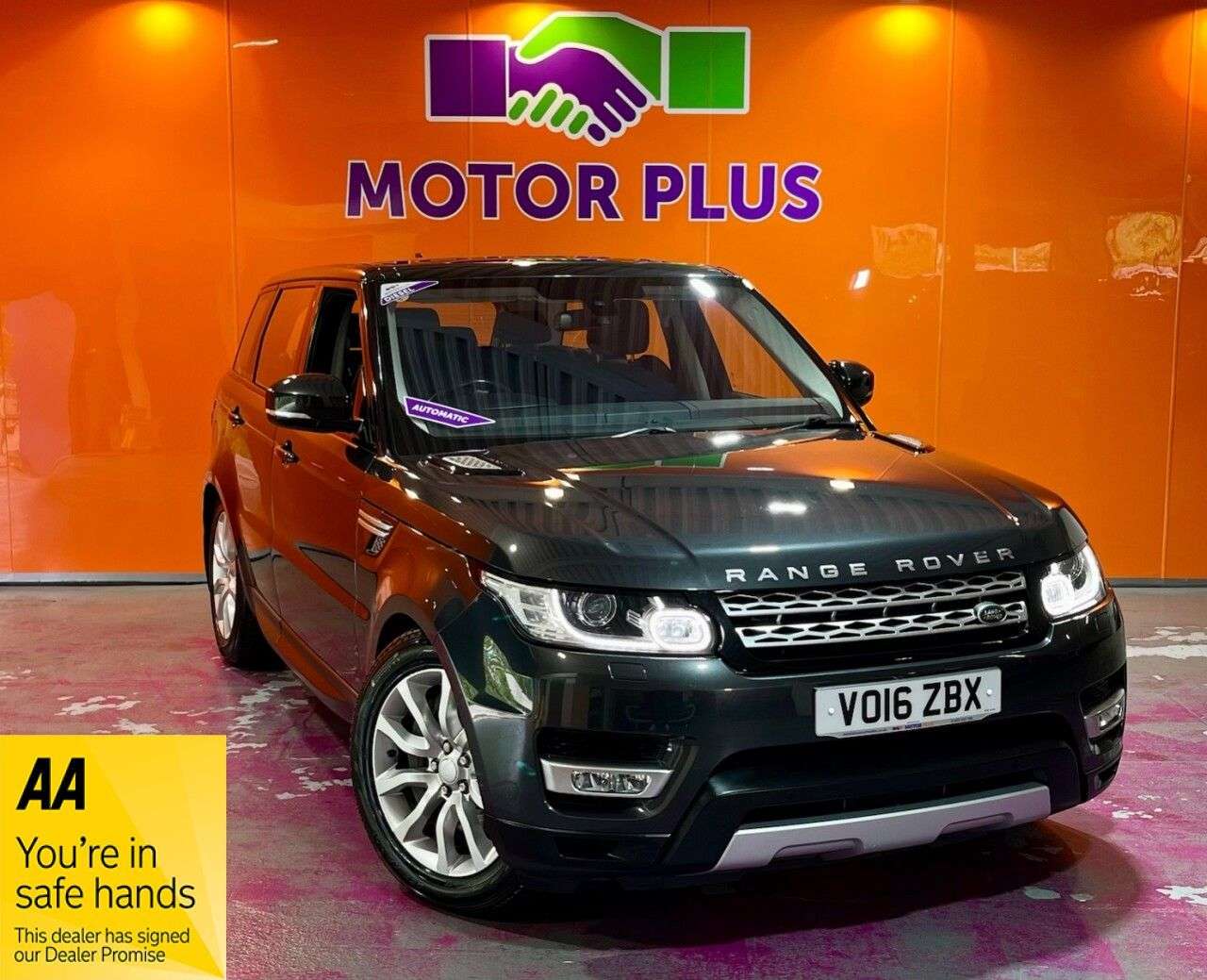 A 2016 LAND ROVER RANGE ROVER SPORT 3.0 SD V6 HSE SUV 5dr Diesel Auto 4WD Euro 6 (s/s) (306 ps) Visit Over 400 A 2016 LAND ROVER RANGE ROVER SPORT 3.0 SD V6 HSE SUV 5dr Diesel Auto 4WD Euro 6 (s/s) (306 ps) Visit Over 400