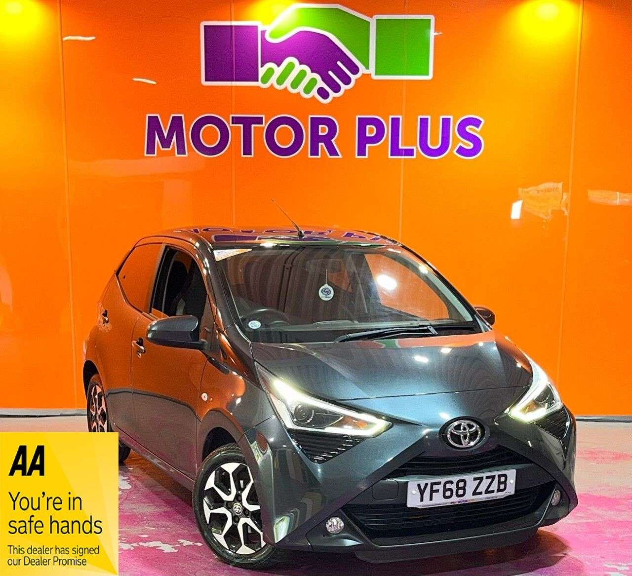 A 2018 TOYOTA AYGO 1.0 VVT-i x-plore Hatchback 5dr Petrol Manual Euro 6 (71 ps) Visit Over 400 A 2018 TOYOTA AYGO 1.0 VVT-i x-plore Hatchback 5dr Petrol Manual Euro 6 (71 ps) Visit Over 400