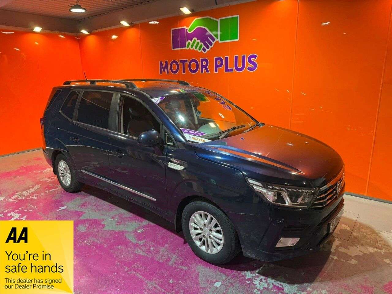 A 2018 SSANGYONG TURISMO 2.2D ELX MPV 5dr Diesel T-Tronic 4WD Selectable Euro 6 (178 ps) Visit Over A 2018 SSANGYONG TURISMO 2.2D ELX MPV 5dr Diesel T-Tronic 4WD Selectable Euro 6 (178 ps) Visit Over