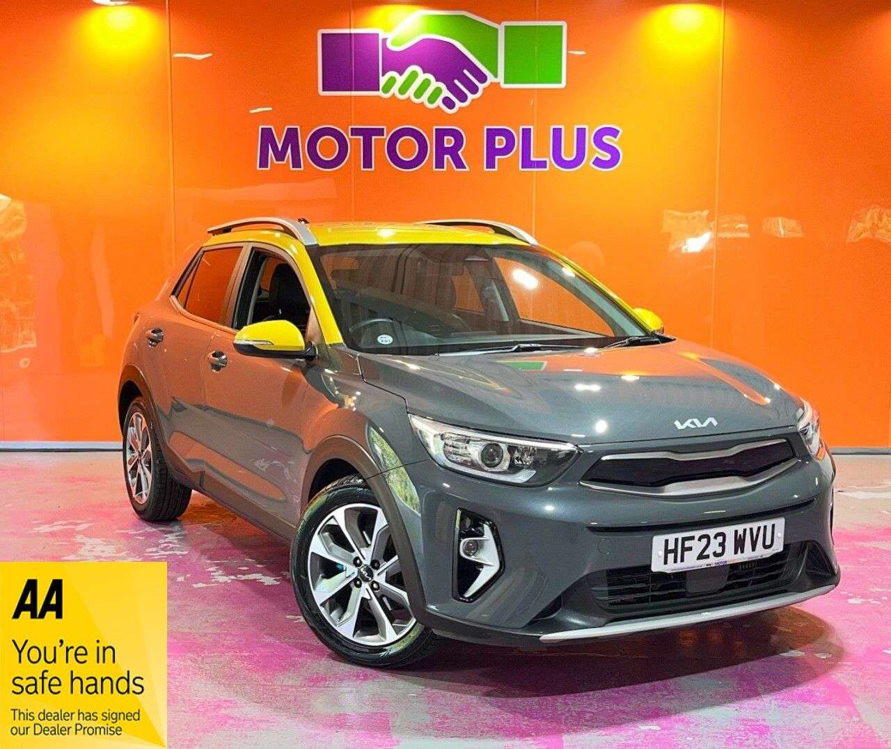 A 2023 KIA STONIC 1.0 T-GDi Quantum SUV 5dr Petrol Manual Euro 6 (s/s) (99 bhp) Visit Over 40 A 2023 KIA STONIC 1.0 T-GDi Quantum SUV 5dr Petrol Manual Euro 6 (s/s) (99 bhp) Visit Over 40
