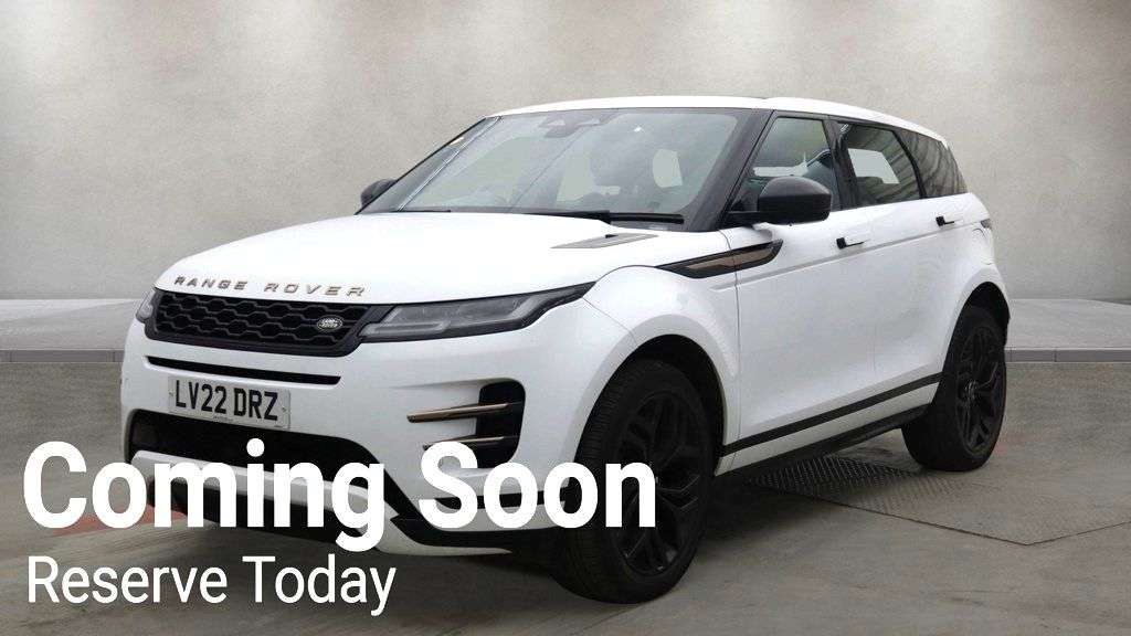 A 2022 LAND ROVER RANGE ROVER EVOQUE 1.5 P300e 12.2kWh Autobiography SUV 5dr Petrol Plug-in Hybrid Auto 4WD Euro A 2022 LAND ROVER RANGE ROVER EVOQUE 1.5 P300e 12.2kWh Autobiography SUV 5dr Petrol Plug-in Hybrid Auto 4WD Euro