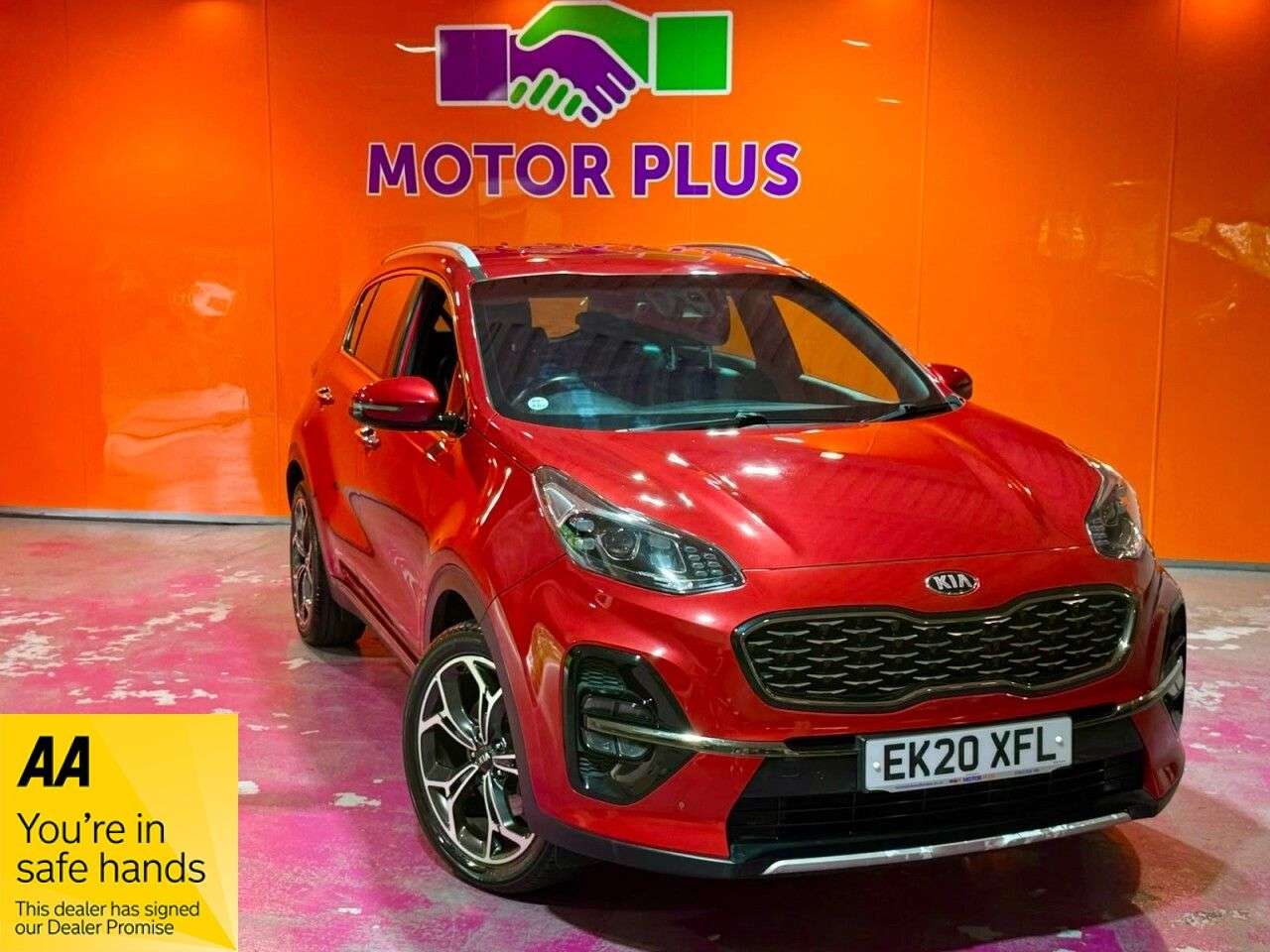 A 2020 KIA SPORTAGE 1.6 CRDi EcoDynamics+ GT-Line SUV 5dr Diesel Hybrid DCT Euro 6 (s/s) (134 b A 2020 KIA SPORTAGE 1.6 CRDi EcoDynamics+ GT-Line SUV 5dr Diesel Hybrid DCT Euro 6 (s/s) (134 b