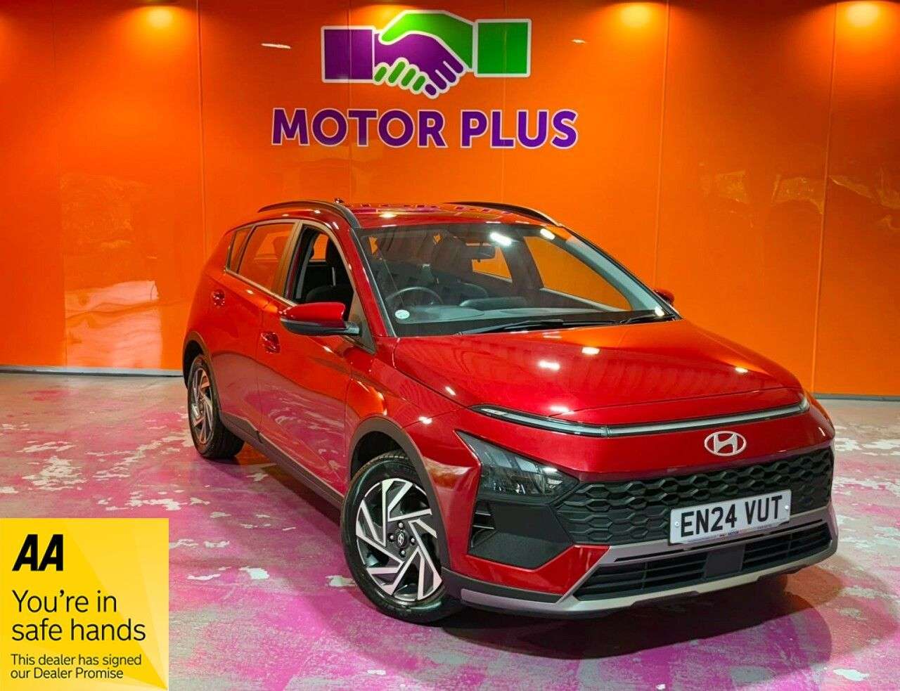 A 2024 HYUNDAI BAYON 1.0 T-GDi Advance SUV 5dr Petrol Manual Euro 6 (s/s) (100 ps) Visit Over 40 A 2024 HYUNDAI BAYON 1.0 T-GDi Advance SUV 5dr Petrol Manual Euro 6 (s/s) (100 ps) Visit Over 40