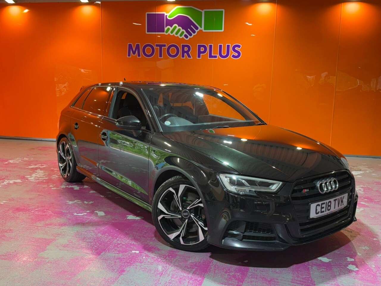 A 2018 AUDI S3 2.0 TFSI Black Edition Sportback 5dr Petrol S Tronic quattro Euro 6 (s/s) ( A 2018 AUDI S3 2.0 TFSI Black Edition Sportback 5dr Petrol S Tronic quattro Euro 6 (s/s) (