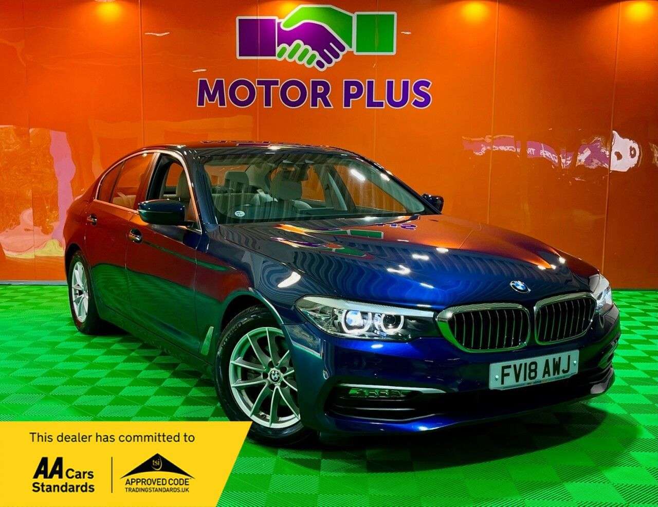 A 2018 BMW 5 SERIES 2.0 520d SE Saloon 4dr Diesel Auto Euro 6 (s/s) (190 ps) Visit Over 400 Car A 2018 BMW 5 SERIES 2.0 520d SE Saloon 4dr Diesel Auto Euro 6 (s/s) (190 ps) Visit Over 400 Car