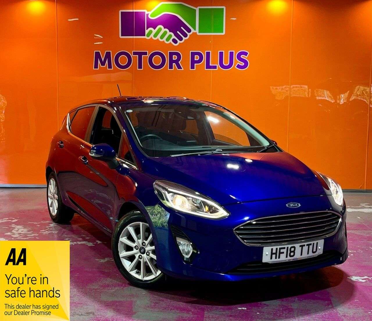 A 2018 FORD FIESTA 1.0T EcoBoost Titanium Hatchback 5dr Petrol Manual Euro 6 (s/s) (125 ps) Vi A 2018 FORD FIESTA 1.0T EcoBoost Titanium Hatchback 5dr Petrol Manual Euro 6 (s/s) (125 ps) Vi