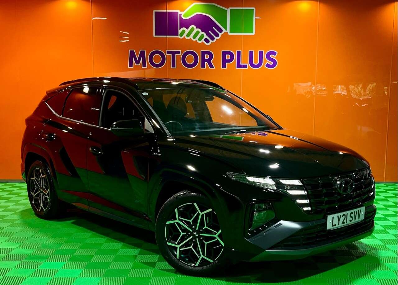 A 2021 HYUNDAI TUCSON 1.6 T-GDi MHEV N Line SUV 5dr Petrol Hybrid DCT Euro 6 (s/s) (150 ps) Visit A 2021 HYUNDAI TUCSON 1.6 T-GDi MHEV N Line SUV 5dr Petrol Hybrid DCT Euro 6 (s/s) (150 ps) Visit