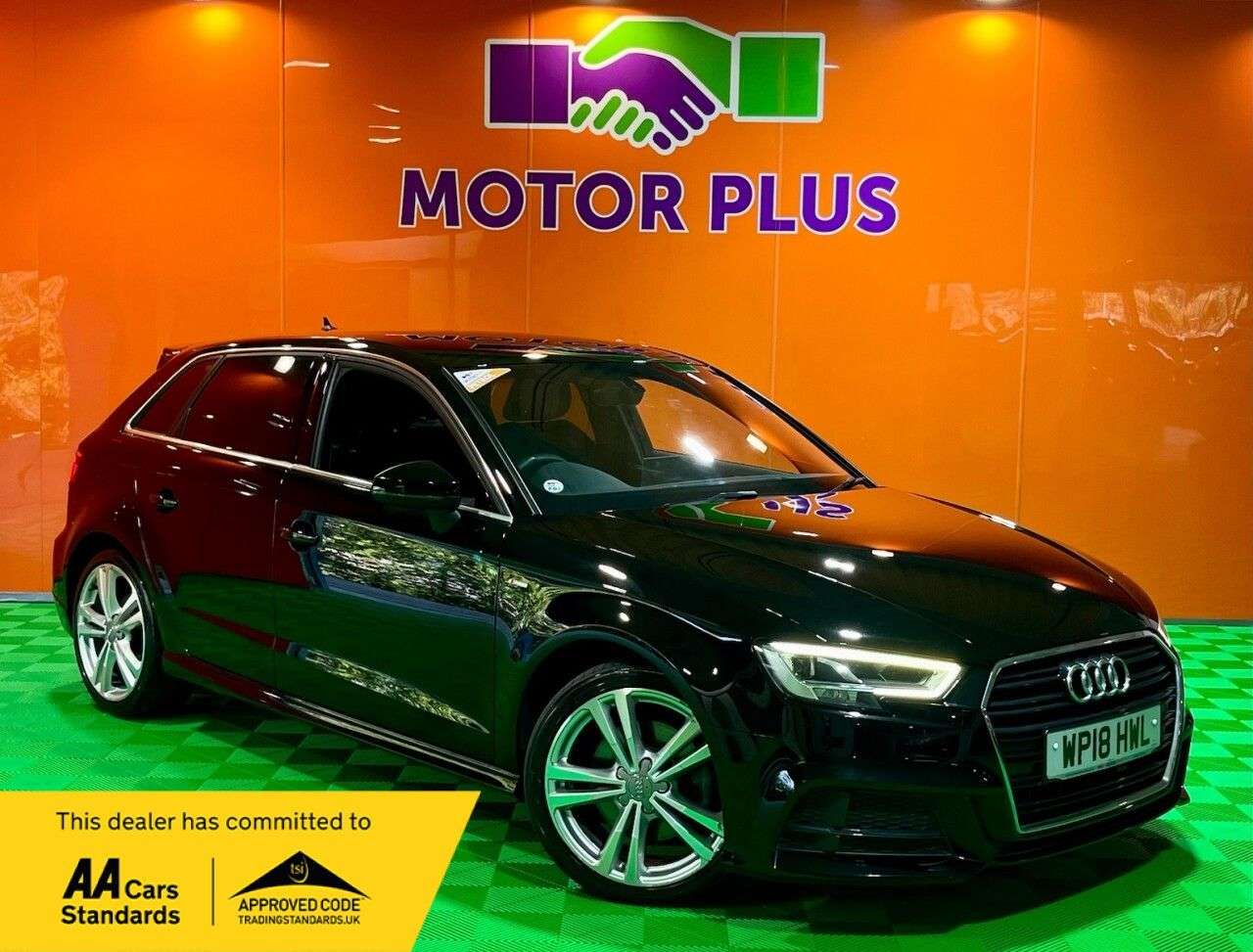 A 2018 AUDI A3 2.0 TFSI S line Sportback 5dr Petrol Manual Euro 6 (s/s) (190 ps) Visit Ove A 2018 AUDI A3 2.0 TFSI S line Sportback 5dr Petrol Manual Euro 6 (s/s) (190 ps) Visit Ove