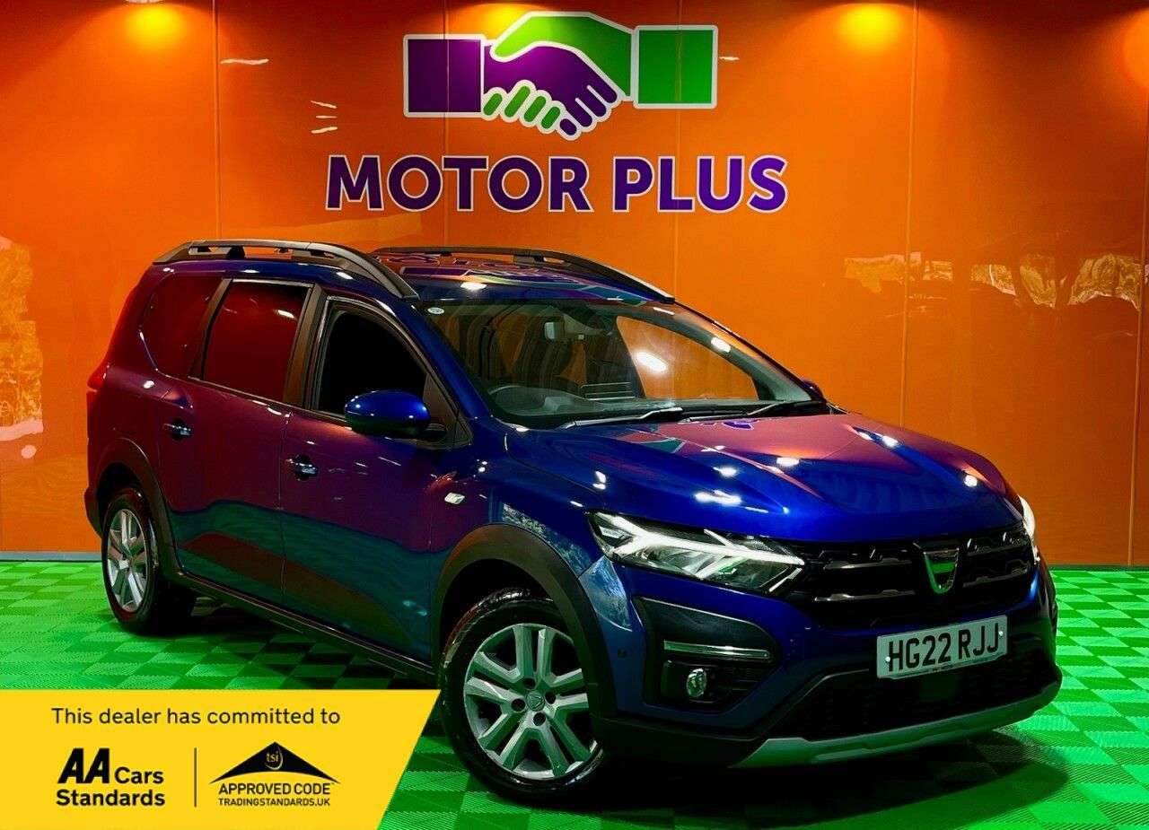 A 2022 DACIA JOGGER 1.0 TCe Comfort MPV 5dr Petrol Manual Euro 6 (s/s) (110 ps) Visit Over 400 A 2022 DACIA JOGGER 1.0 TCe Comfort MPV 5dr Petrol Manual Euro 6 (s/s) (110 ps) Visit Over 400