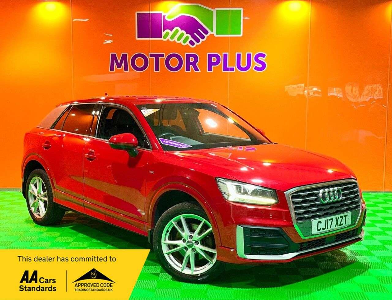 A 2017 AUDI Q2 1.4 TFSI CoD S line SUV 5dr Petrol S Tronic Euro 6 (s/s) (150 ps) Visit Ove A 2017 AUDI Q2 1.4 TFSI CoD S line SUV 5dr Petrol S Tronic Euro 6 (s/s) (150 ps) Visit Ove