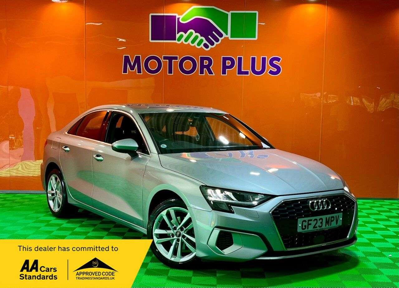 A 2023 AUDI A3 1.0 TFSI 30 Sport Saloon 4dr Petrol S Tronic Euro 6 (s/s) (110 ps) Visit Ov A 2023 AUDI A3 1.0 TFSI 30 Sport Saloon 4dr Petrol S Tronic Euro 6 (s/s) (110 ps) Visit Ov