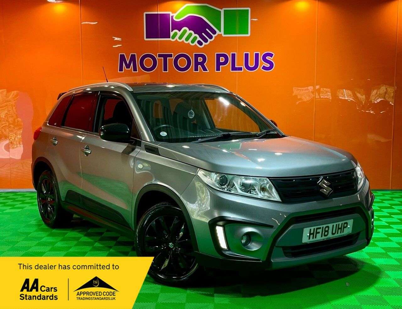 A 2018 SUZUKI VITARA 1.6 Kuro SUV 5dr Petrol Manual Euro 6 (s/s) (120 ps) Visit Over 400 Cars In A 2018 SUZUKI VITARA 1.6 Kuro SUV 5dr Petrol Manual Euro 6 (s/s) (120 ps) Visit Over 400 Cars In