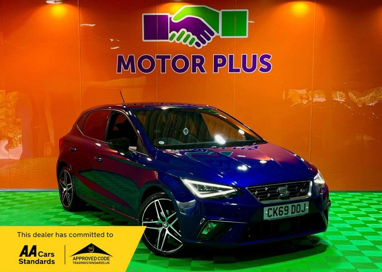 A 2019 SEAT IBIZA 1.0 TSI FR Sport Hatchback 5dr Petrol Manual Euro 6 (s/s) GPF (115 ps) Visi A 2019 SEAT IBIZA 1.0 TSI FR Sport Hatchback 5dr Petrol Manual Euro 6 (s/s) GPF (115 ps) Visi