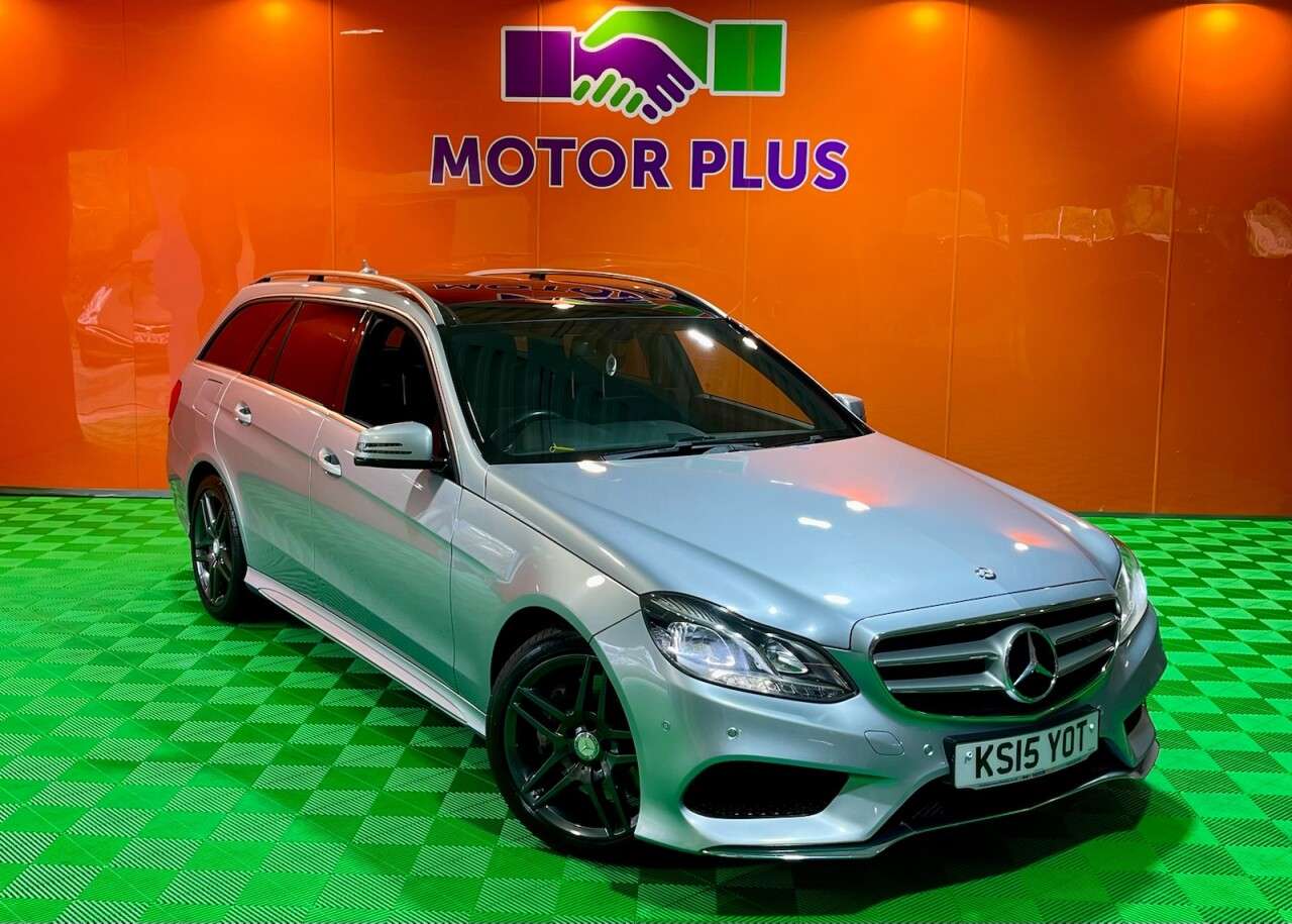 A 2015 MERCEDES-BENZ E-CLASS 3.0 E350 V6 BlueTEC AMG Line Estate 5dr Diesel G-Tronic+ Euro 6 (s/s) (258 A 2015 MERCEDES-BENZ E-CLASS 3.0 E350 V6 BlueTEC AMG Line Estate 5dr Diesel G-Tronic+ Euro 6 (s/s) (258