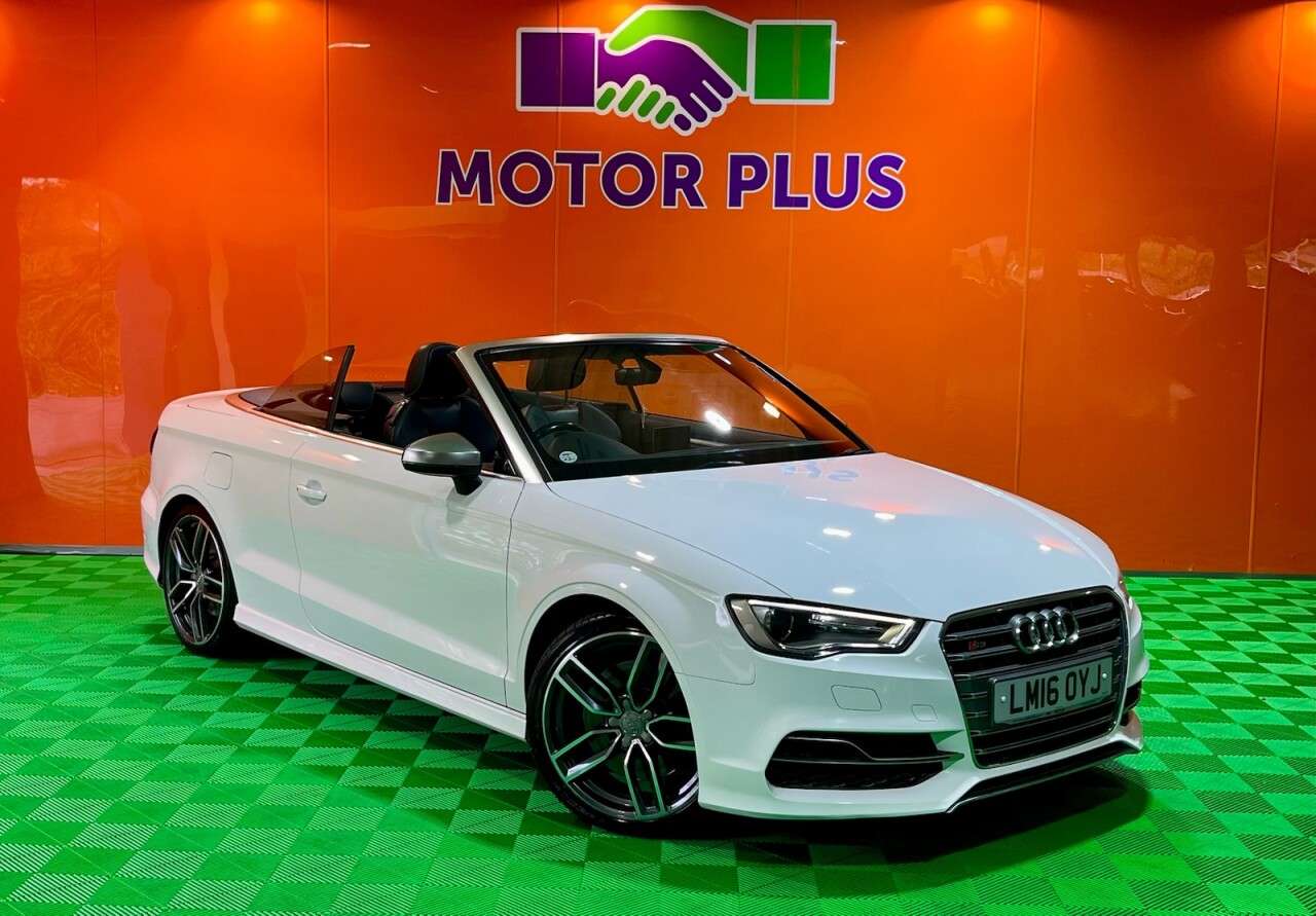 A 2016 AUDI S3 2.0 TFSI Cabriolet 2dr Petrol S Tronic quattro Euro 6 (s/s) (Nav) (300 ps) A 2016 AUDI S3 2.0 TFSI Cabriolet 2dr Petrol S Tronic quattro Euro 6 (s/s) (Nav) (300 ps)