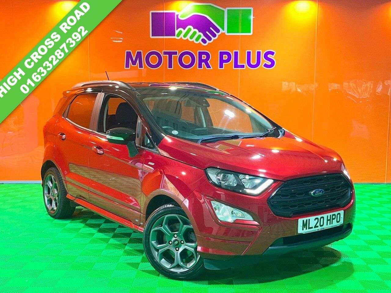 A 2020 FORD ECOSPORT 1.0T EcoBoost GPF ST-Line SUV 5dr Petrol Manual Euro 6 (s/s) (125 ps) Visit A 2020 FORD ECOSPORT 1.0T EcoBoost GPF ST-Line SUV 5dr Petrol Manual Euro 6 (s/s) (125 ps) Visit