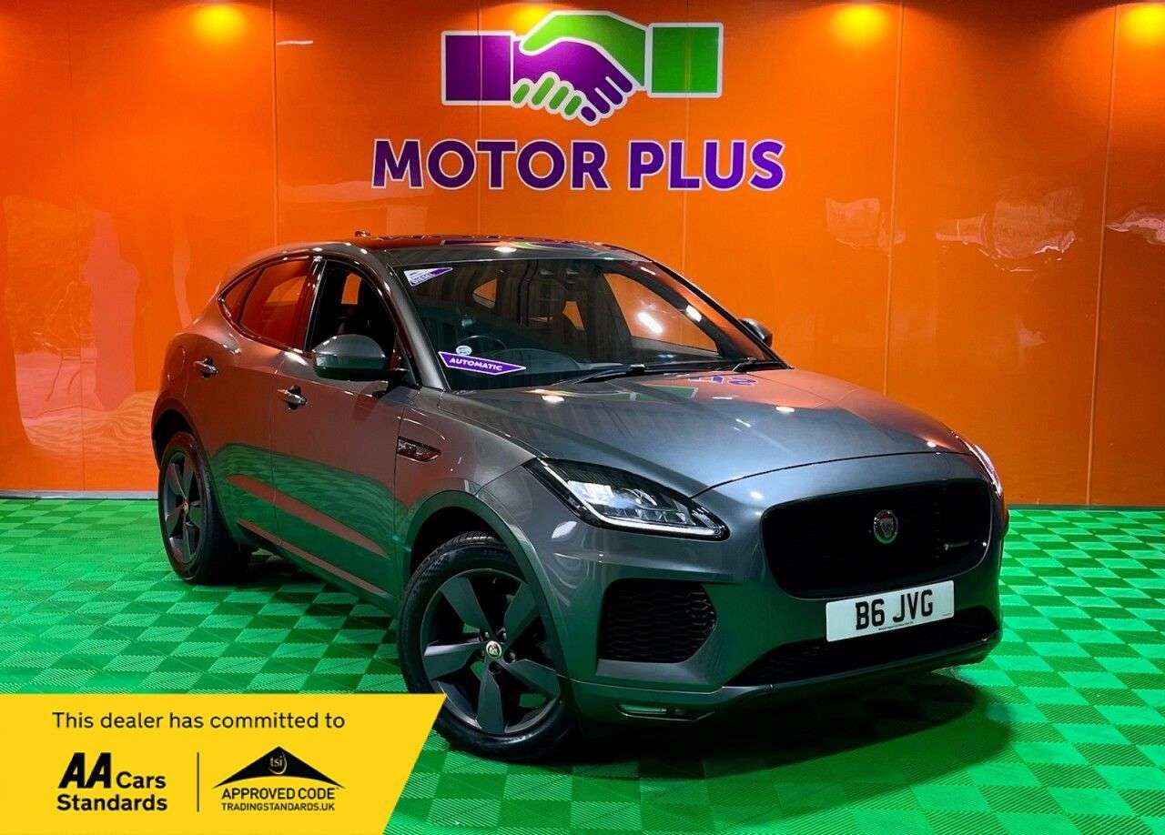 A 2020 JAGUAR E-PACE 2.0 D180 Chequered Flag SUV 5dr Diesel Auto AWD Euro 6 (s/s) (180 ps) Visit A 2020 JAGUAR E-PACE 2.0 D180 Chequered Flag SUV 5dr Diesel Auto AWD Euro 6 (s/s) (180 ps) Visit