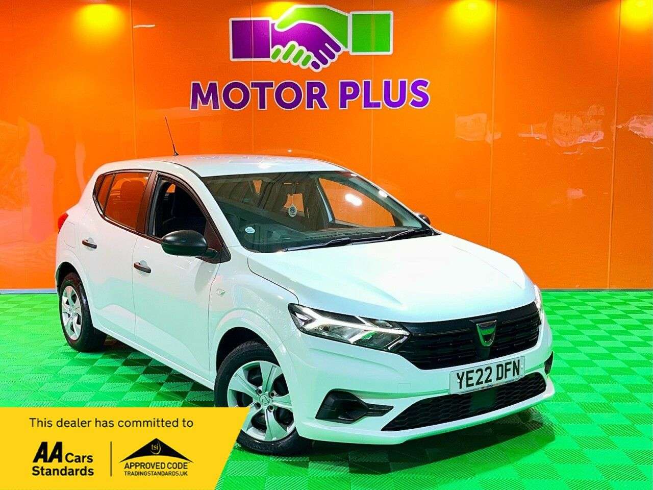 A 2022 DACIA SANDERO 1.0 SCe Essential Hatchback 5dr Petrol Manual Euro 6 (s/s) (65 ps) Visit Ov A 2022 DACIA SANDERO 1.0 SCe Essential Hatchback 5dr Petrol Manual Euro 6 (s/s) (65 ps) Visit Ov