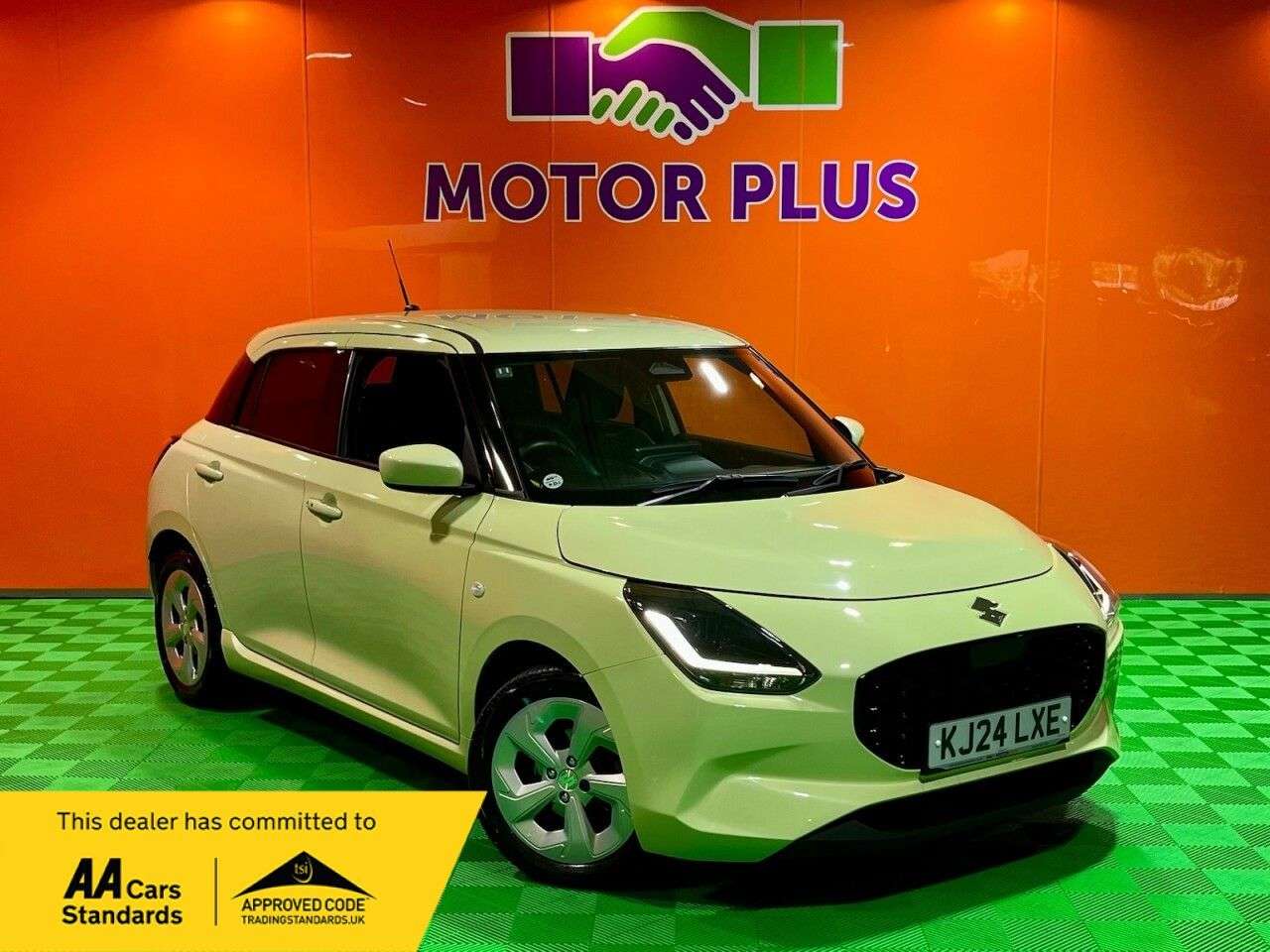 A 2024 SUZUKI SWIFT 1.2 MHEV Motion Hatchback 5dr Petrol Hybrid CVT Euro 6 (s/s) (82 ps) Visit A 2024 SUZUKI SWIFT 1.2 MHEV Motion Hatchback 5dr Petrol Hybrid CVT Euro 6 (s/s) (82 ps) Visit