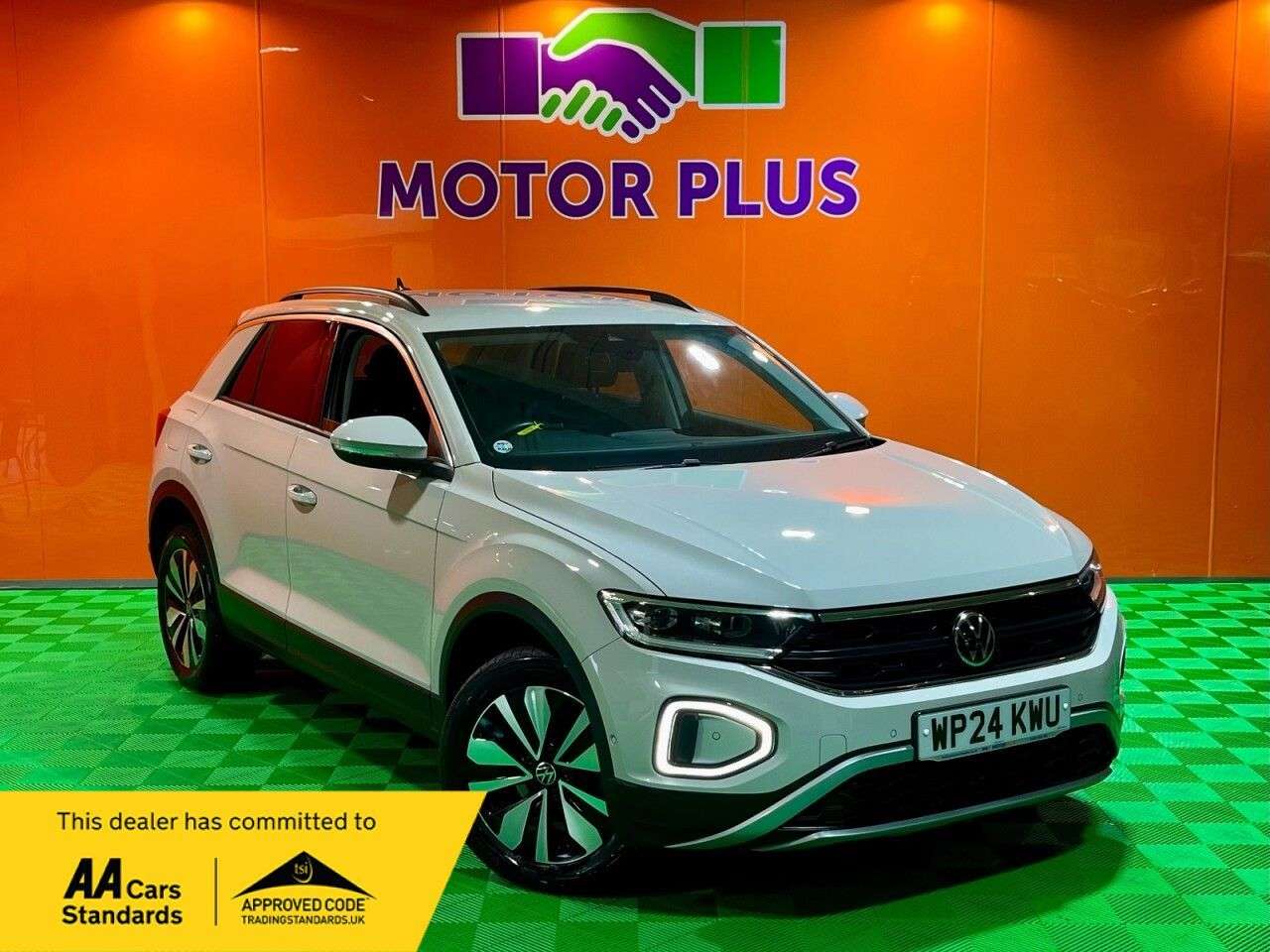 A 2024 VOLKSWAGEN T-ROC 1.5 TSI Match SUV 5dr Petrol DSG Euro 6 (s/s) (150 ps) Visit Over 400 Cars A 2024 VOLKSWAGEN T-ROC 1.5 TSI Match SUV 5dr Petrol DSG Euro 6 (s/s) (150 ps) Visit Over 400 Cars