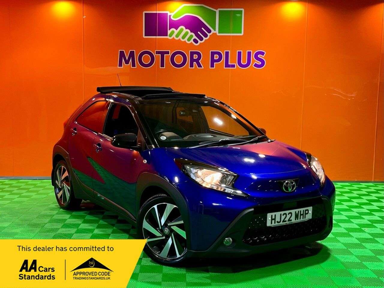 A 2022 TOYOTA AYGO X 1.0 VVT-i Edge Hatchback 5dr Petrol Manual Euro 6 (s/s) (72 ps) Visit Over A 2022 TOYOTA AYGO X 1.0 VVT-i Edge Hatchback 5dr Petrol Manual Euro 6 (s/s) (72 ps) Visit Over