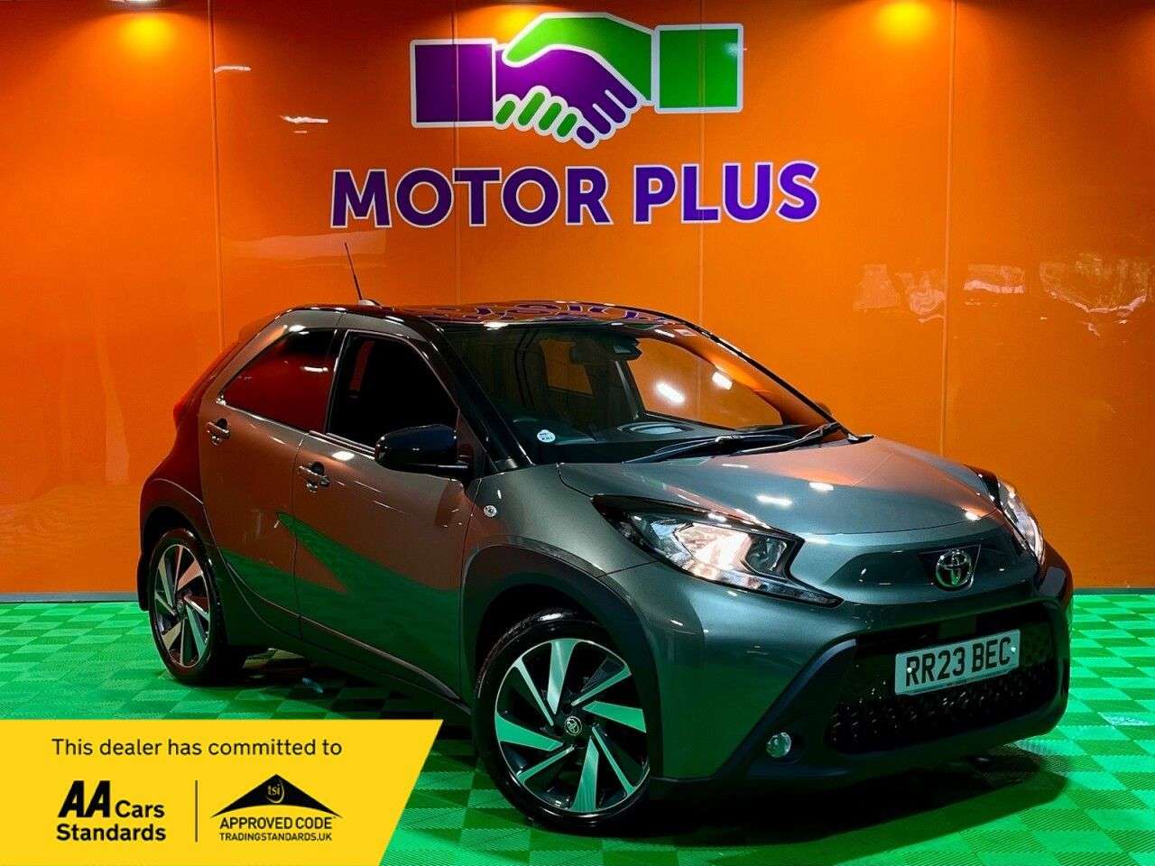 A 2023 TOYOTA AYGO X 1.0 VVT-i Edge Hatchback 5dr Petrol Manual Euro 6 (s/s) (72 ps) Visit Over A 2023 TOYOTA AYGO X 1.0 VVT-i Edge Hatchback 5dr Petrol Manual Euro 6 (s/s) (72 ps) Visit Over
