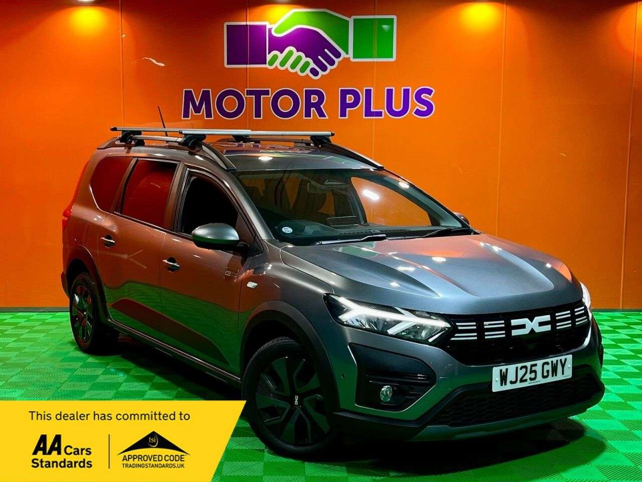 A 2025 DACIA JOGGER 1.0 TCe Expression MPV 5dr Petrol Manual Euro 6 (s/s) (110 ps) Visit Over 4 A 2025 DACIA JOGGER 1.0 TCe Expression MPV 5dr Petrol Manual Euro 6 (s/s) (110 ps) Visit Over 4